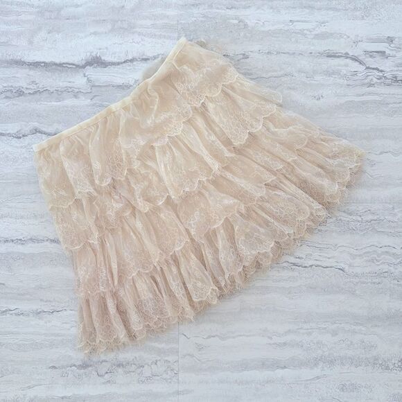 AQUA Lace Mini Skirt - Picture 4 of 4